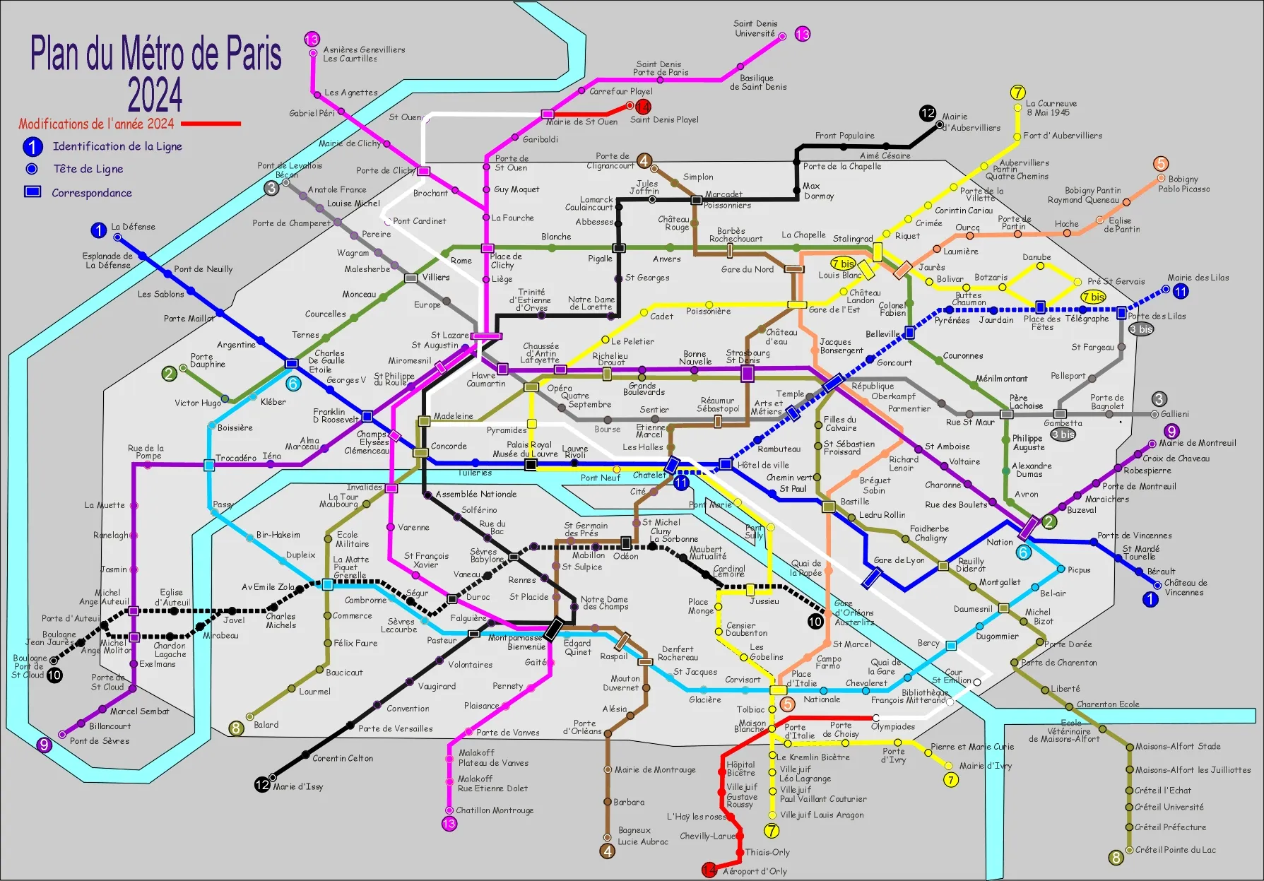 Plan De M tro De La Ville De Paris T l charger Metroville